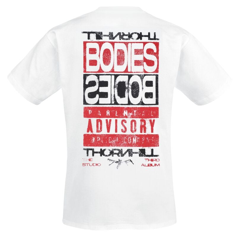 Gothicana By Emp "White Bodies" T-Shirt White By Thornhill