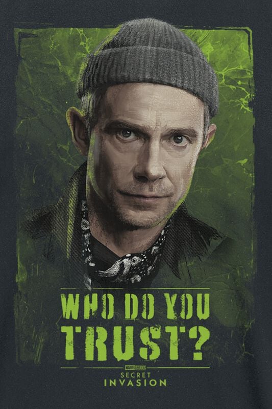 Gothicana By Emp "Who Do You Trust? Everett" T-Shirt Black By Secret Invasion