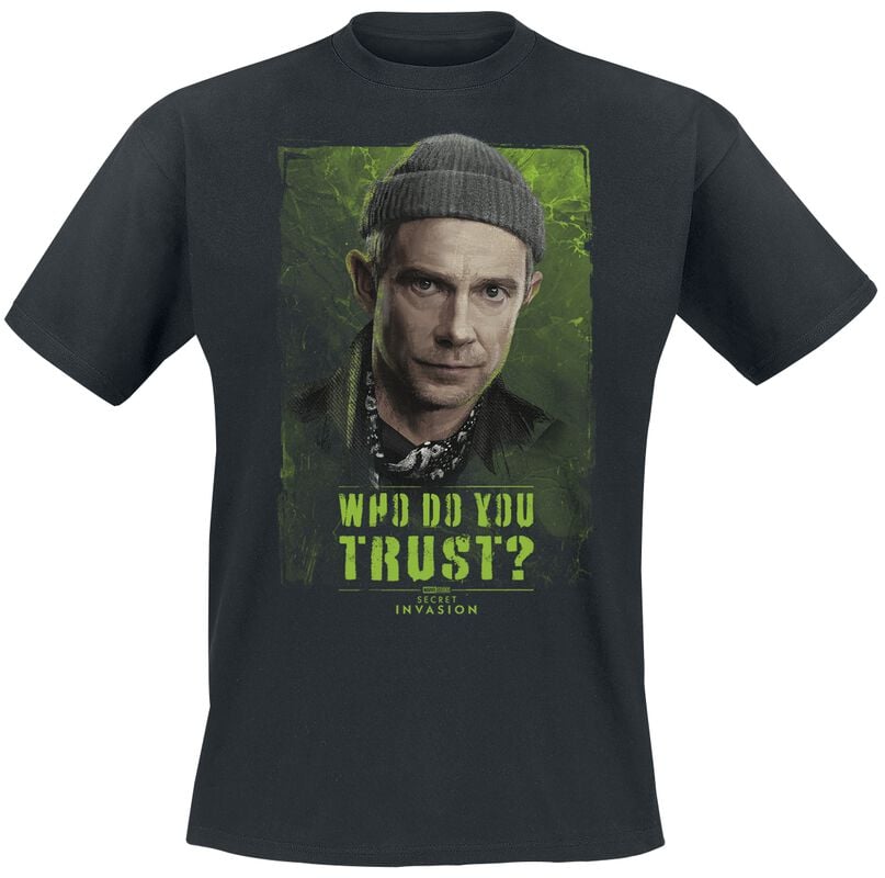 gothicana by emp "Who Do You Trust? Everett" T-Shirt black by Secret invasion