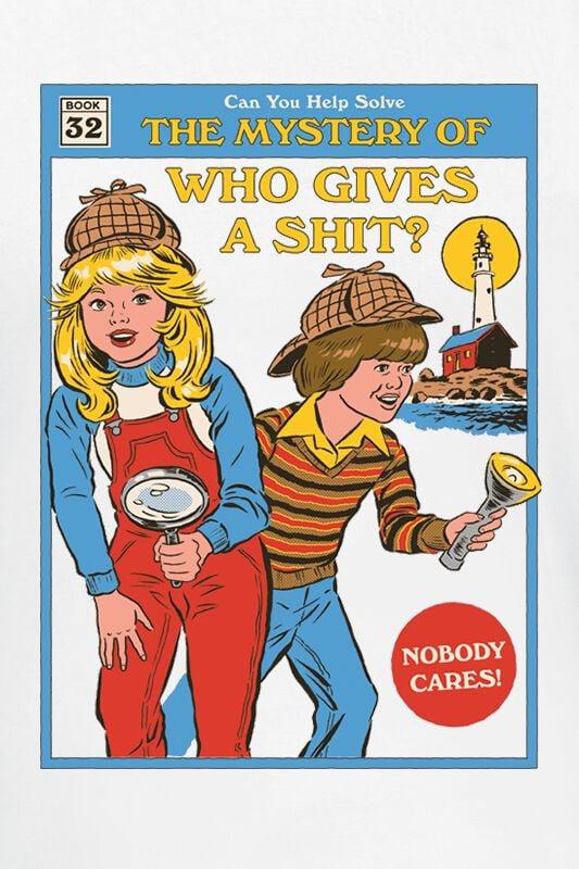 Gothicana By Emp "Who Gives A Shit?" T-Shirt White By Steven Rhodes