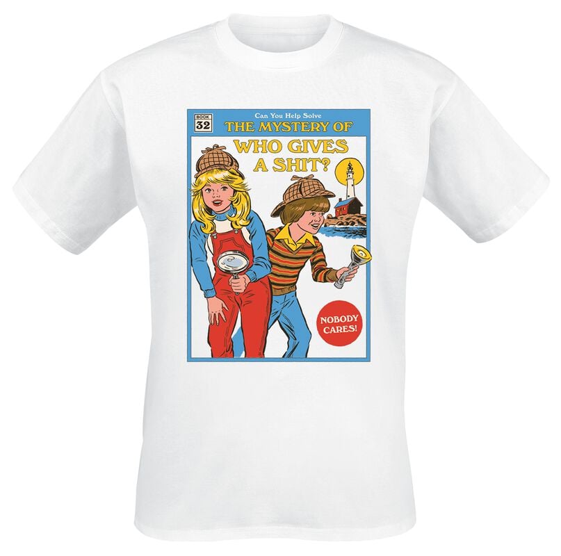 gothicana by emp "Who Gives A Shit?" T-Shirt white by Steven Rhodes