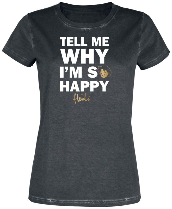 gothicana by emp "Why I’m So Happy" T-Shirt black by Heidi