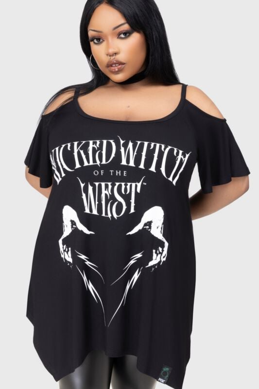 Gothicana By Emp "Wicked Witch - Top" Top Black By The Wizard Of Oz By Killstar