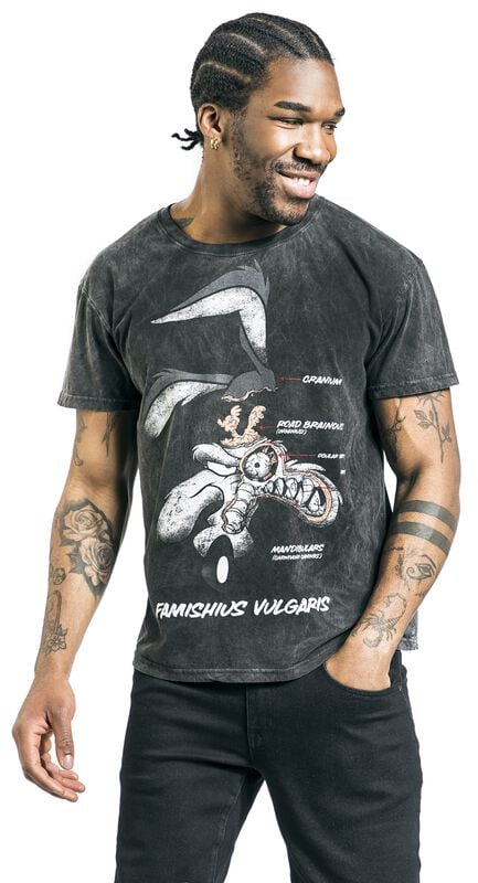 Gothicana By Emp "Wile E. Coyote - Brain" T-Shirt Black By Looney Tunes