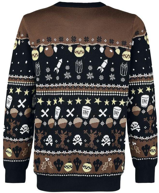 Gothicana By Emp "Wile E Coyote - Genius" Christmas Jumper Multicolour By Looney Tunes