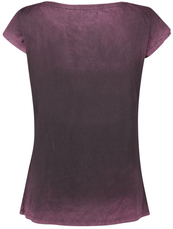 Gothicana By Emp "Wile E. Coyote - Genius" T-Shirt Lilac By Looney Tunes