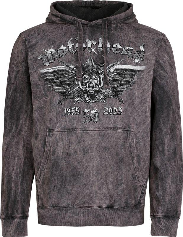 gothicana by emp "Wings Badge" Hoodie grey by Motörhead