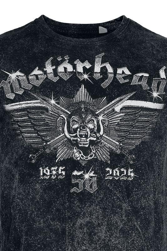 Gothicana By Emp "Wings" T-Shirt Anthracite By Motörhead