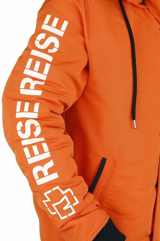 Gothicana By Emp "Winter Jacket" Winter Jacket Orange-black By Rammstein