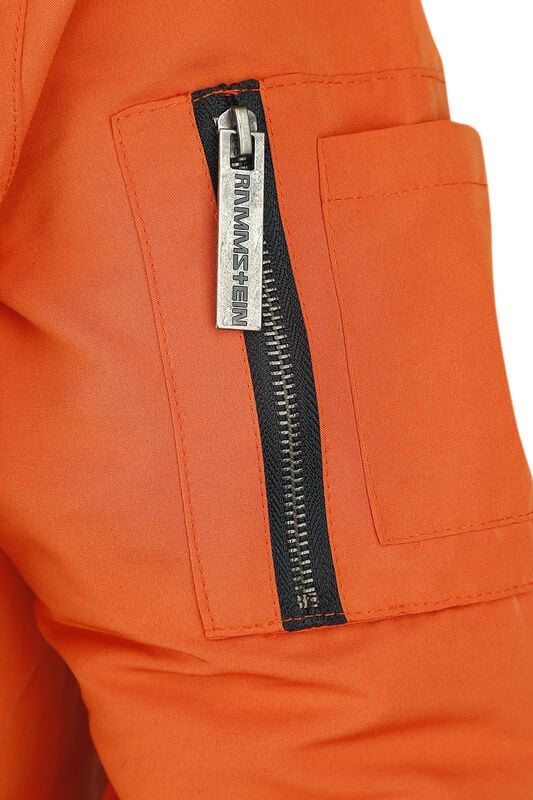 Gothicana By Emp "Winter Jacket" Winter Jacket Orange-black By Rammstein