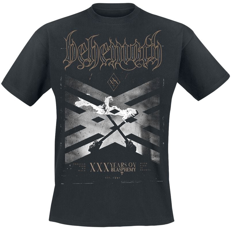 gothicana by emp "With Fire In Hearts" T-Shirt black by Behemoth