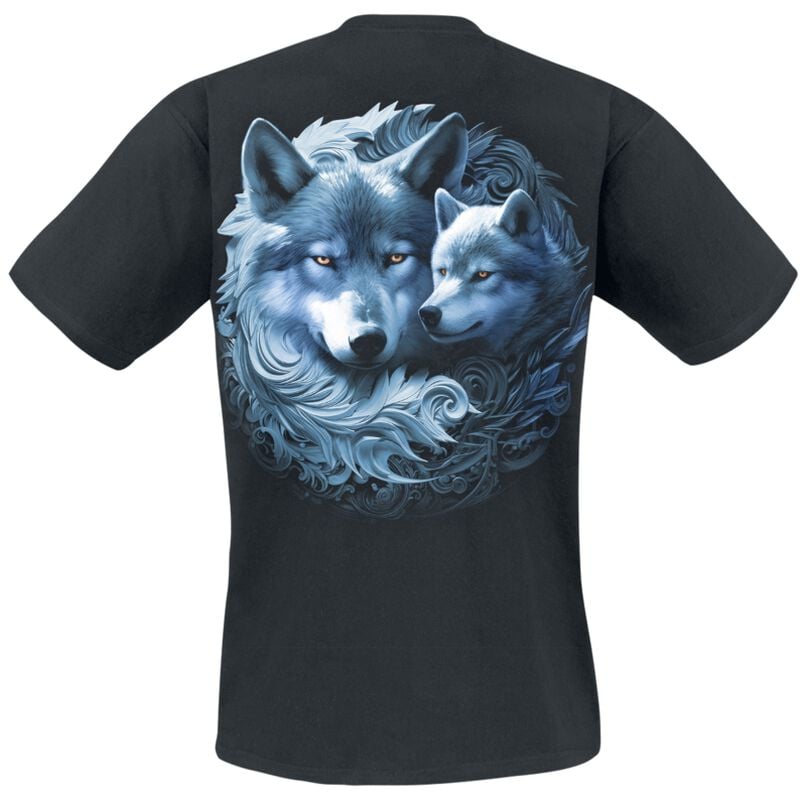 Gothicana By Emp "Wolf Guardian" T-Shirt Black By Spiral