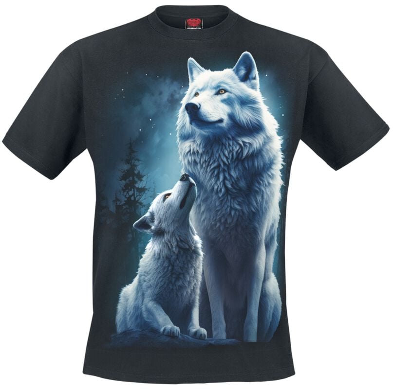 gothicana by emp "Wolf Guardian" T-Shirt black by Spiral