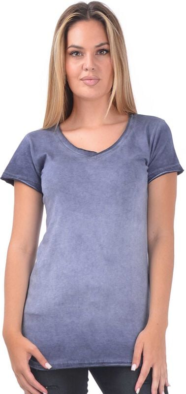gothicana by emp "Women's T-shirt - Sasha Inside Out" T-Shirt violet by Outer Vision