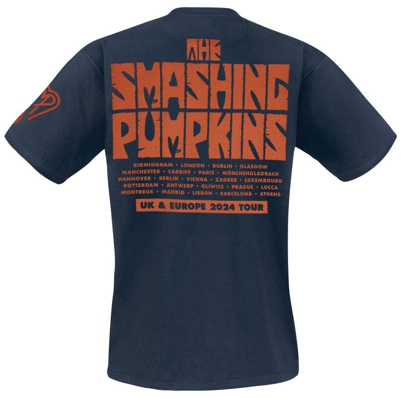 Gothicana By Emp "World I A Vampire - Tour Shirt" T-Shirt Navy By The Smashing Pumpkins