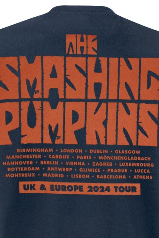 Gothicana By Emp "World I A Vampire - Tour Shirt" T-Shirt Navy By The Smashing Pumpkins