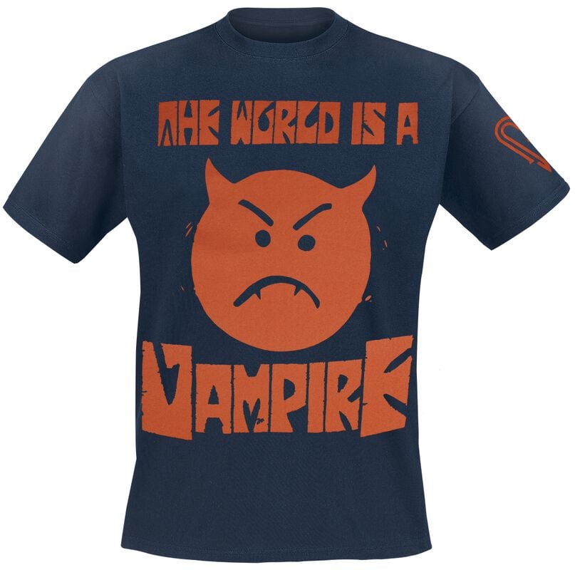 gothicana by emp "World I a Vampire - Tour Shirt" T-Shirt navy by The Smashing Pumpkins
