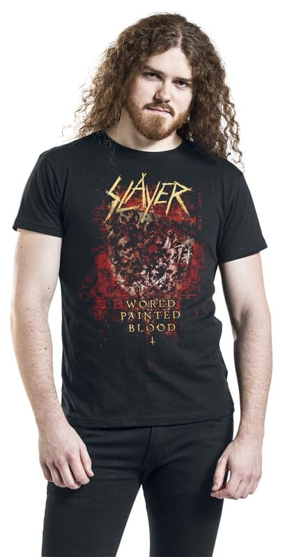 Gothicana By Emp "World Painted Blood Skulls 2024" T-Shirt Black By Slayer