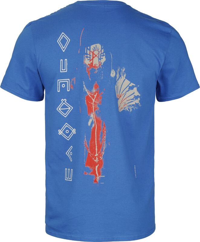 Gothicana By Emp "Worship Glyphs" T-Shirt Blue By Sleep Token