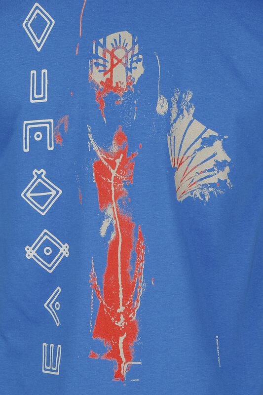 Gothicana By Emp "Worship Glyphs" T-Shirt Blue By Sleep Token