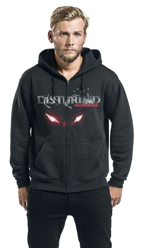 Gothicana By Emp "Yep Your Sleeve" Hoodie Jacket Black By Disturbed