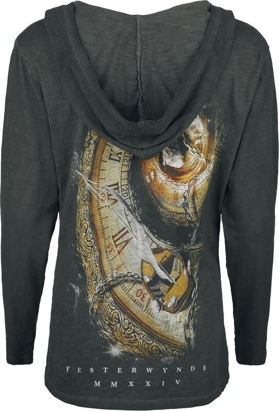 Gothicana By Emp "Yesterwynde Boat" Hoodie Jacket Anthracite By Nightwish