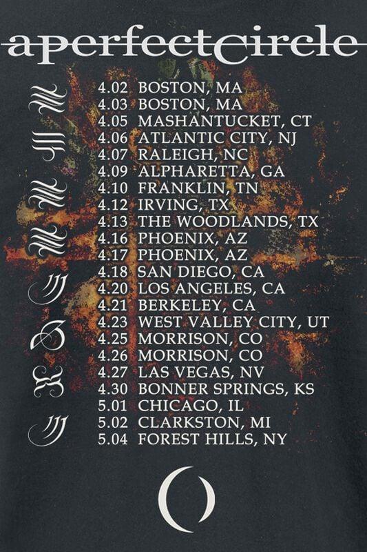 Gothicana By Emp "Yggrasil With Itin" T-Shirt Black By A Perfect Circle