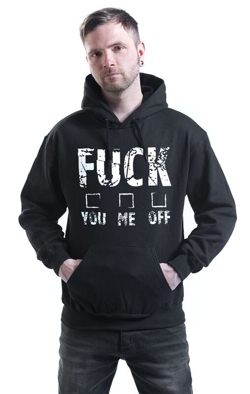 Gothicana By Emp "You Me Off" Hoodie Black By Slogans