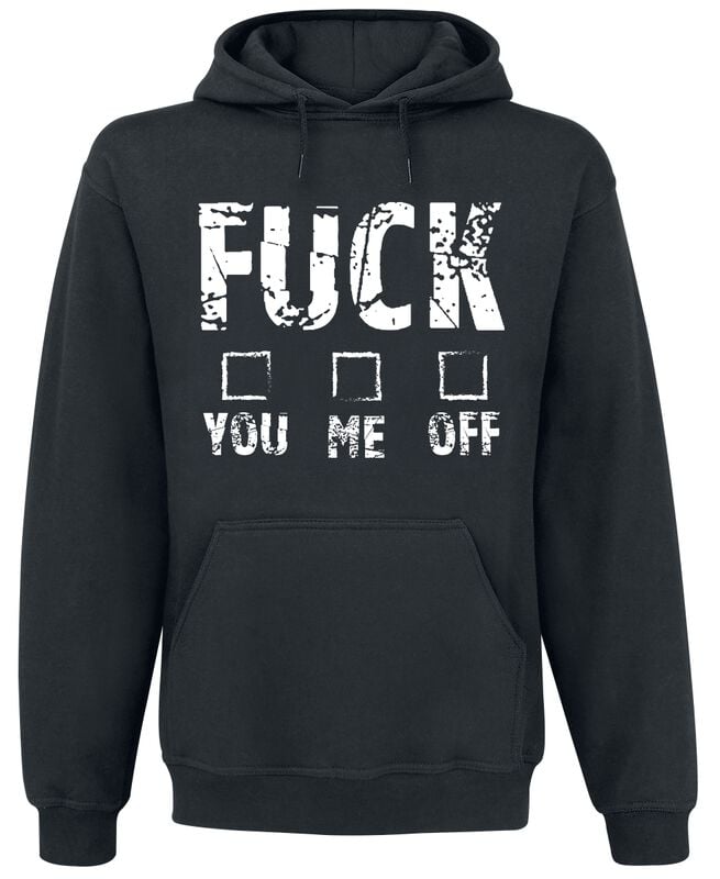 gothicana by emp "You Me Off" Hoodie black by Slogans