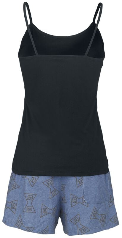 Gothicana By Emp "Z - Android 18" Pyjama Black-blue By Dragon Ball