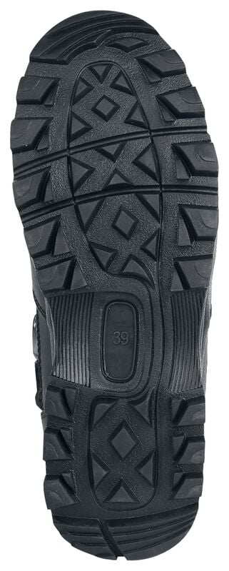 Gothicana By Emp "Zipper Tactical" Boot Black By Brandit