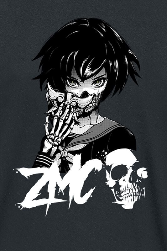 Gothicana By Emp "ZMC - Mask" T-Shirt Black By Zombie Makeout Club