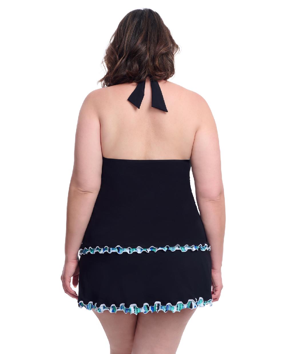Gottex Bachata Plus Size Halter Tankini Top Profile
