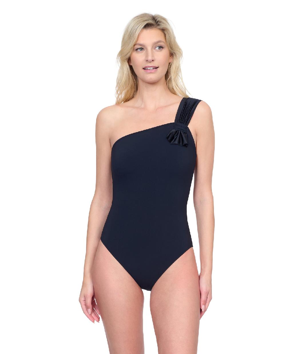 gottex Beaute Luxury One Shoulder One Piece Swimsuit Beaute