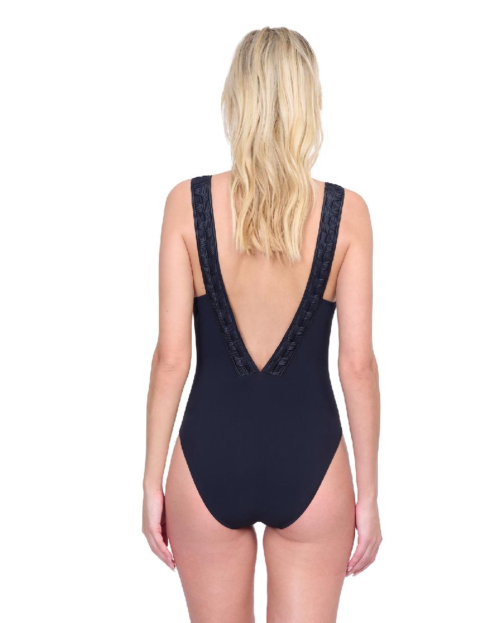 Gottex Beaute Luxury Square Neck One Piece Swimsuit Beaute