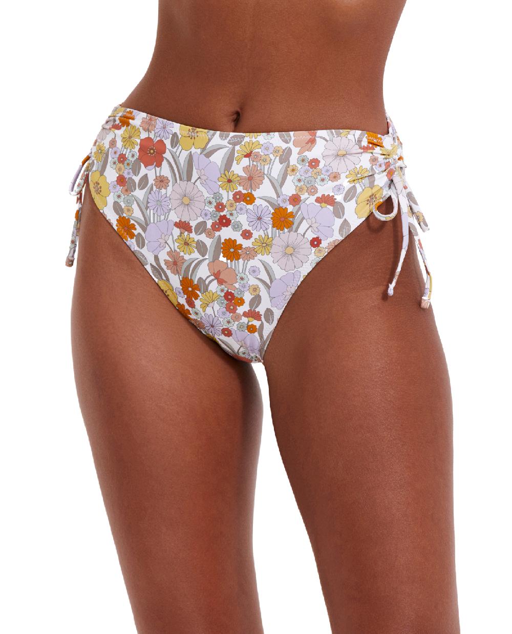 gottex Botanic Party Adjustable High Rise Bikini Bottom Botanic