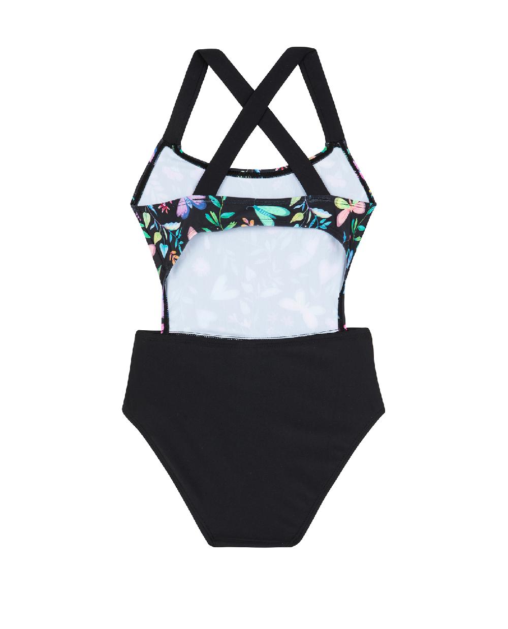 Gottex Butterfly Dream Cut Out Cross Strap One Piece Butterfly