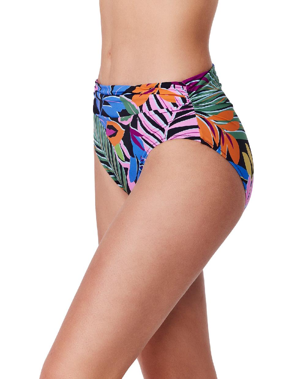 Gottex Costa Del Sol Shirred High Waist Swim Bottom Costa