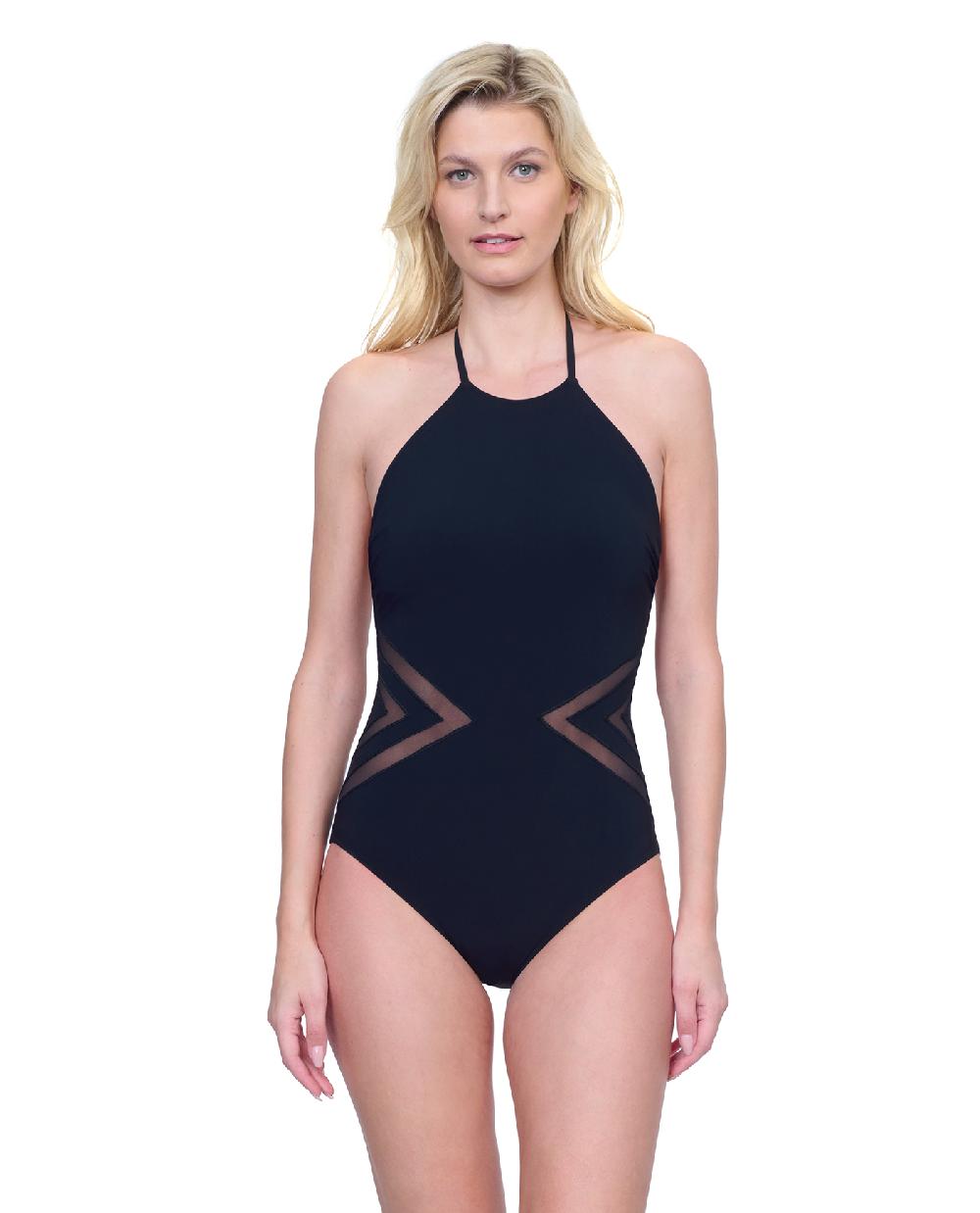 Gottex Day Dreamer High Neck Halter One Piece Swimsuit Day