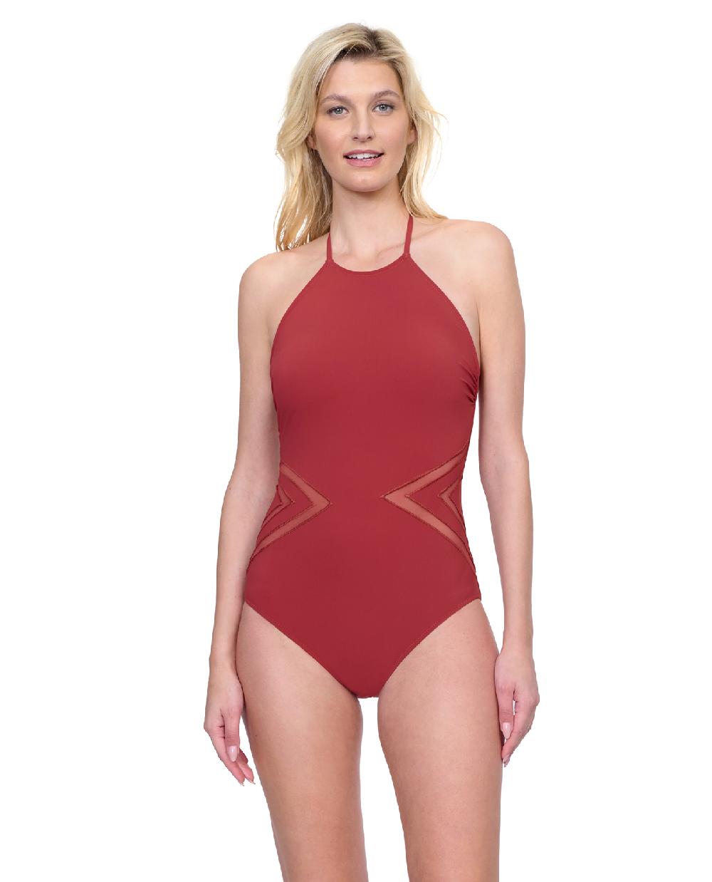 gottex Day Dreamer High Neck Halter One Piece Swimsuit Day