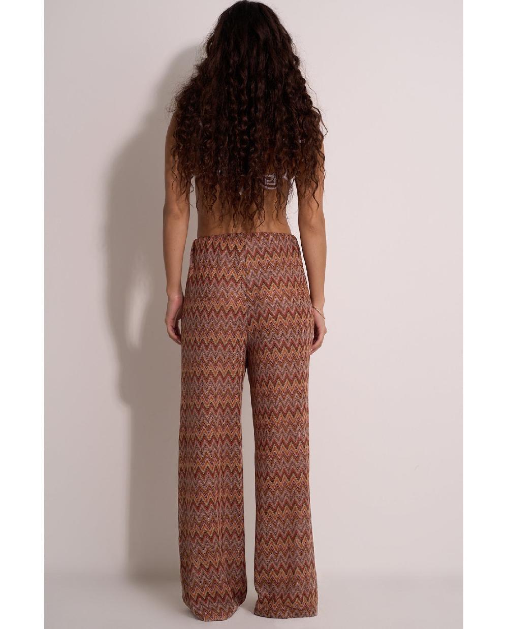 Gottex Desert Mirage High Waist Wide Leg Beach Pants Desert