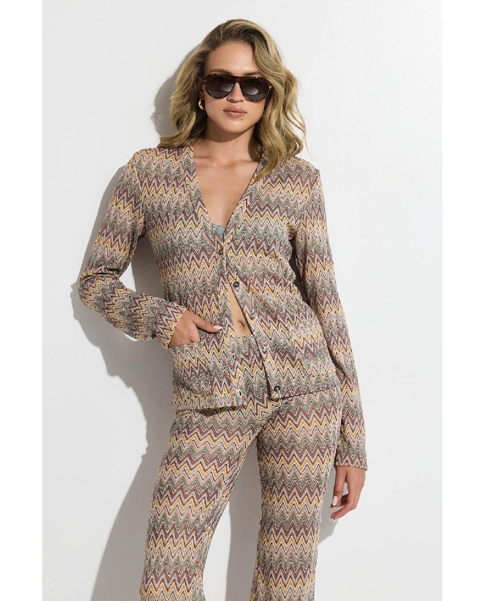 Gottex Desert Mirage Victoria Beach Cardigan Desert