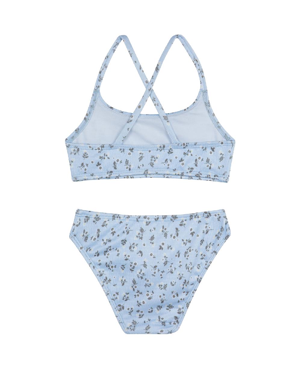 Gottex Ditsy Dream Textured Criss Cross Strap Swim Set Light