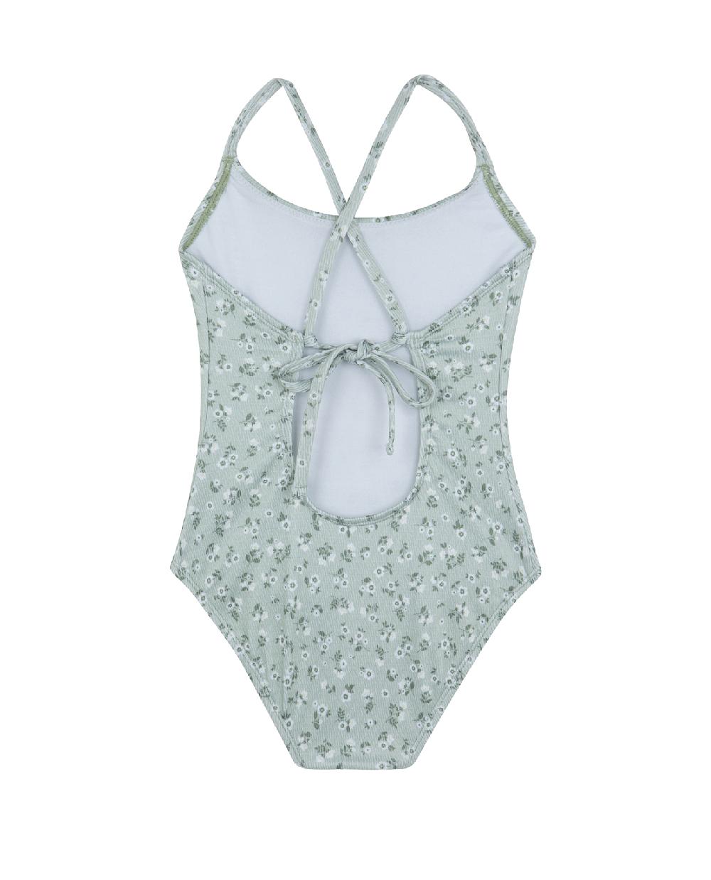 Gottex Ditsy Dream Textured Criss Cross Tie Back One Piece Ditsy