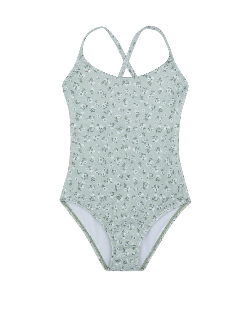 gottex Ditsy Dream Textured Criss Cross Tie Back One Piece Ditsy