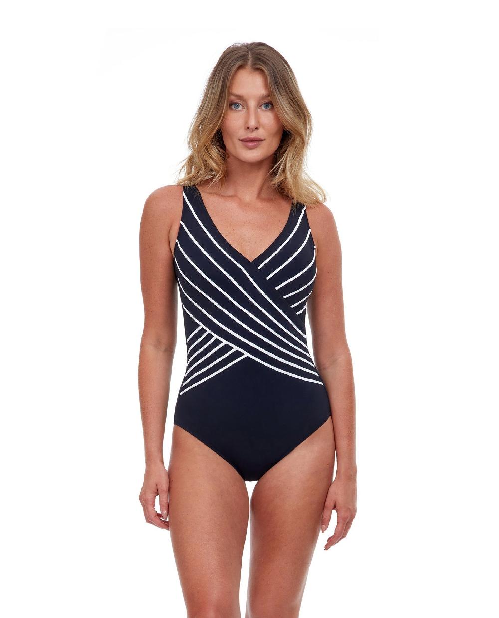gottex Embrace V-Neck Surplice One Piece Swimsuit Embrace