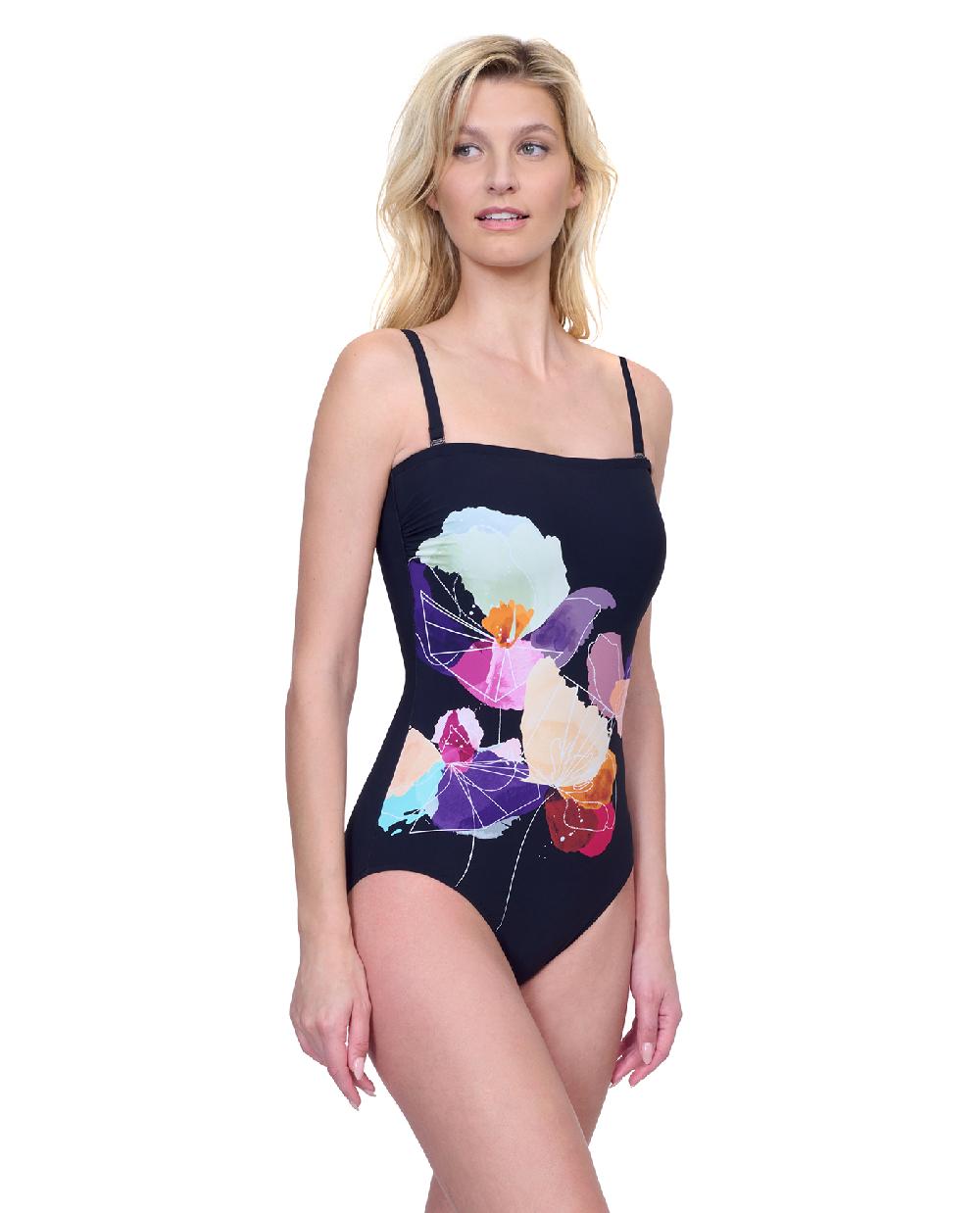 Gottex Enchanted Sun Bandeau One Piece Swimsuit Enchanted