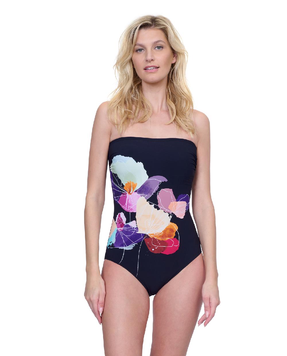 gottex Enchanted Sun Bandeau One Piece Swimsuit Enchanted