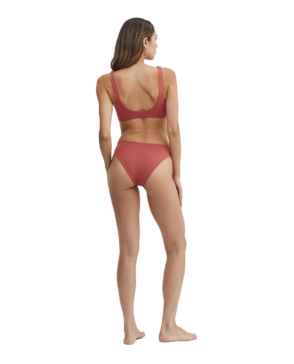 Gottex Endless Summer Kaia Reversible V Neck Bra Bikini Top Clay