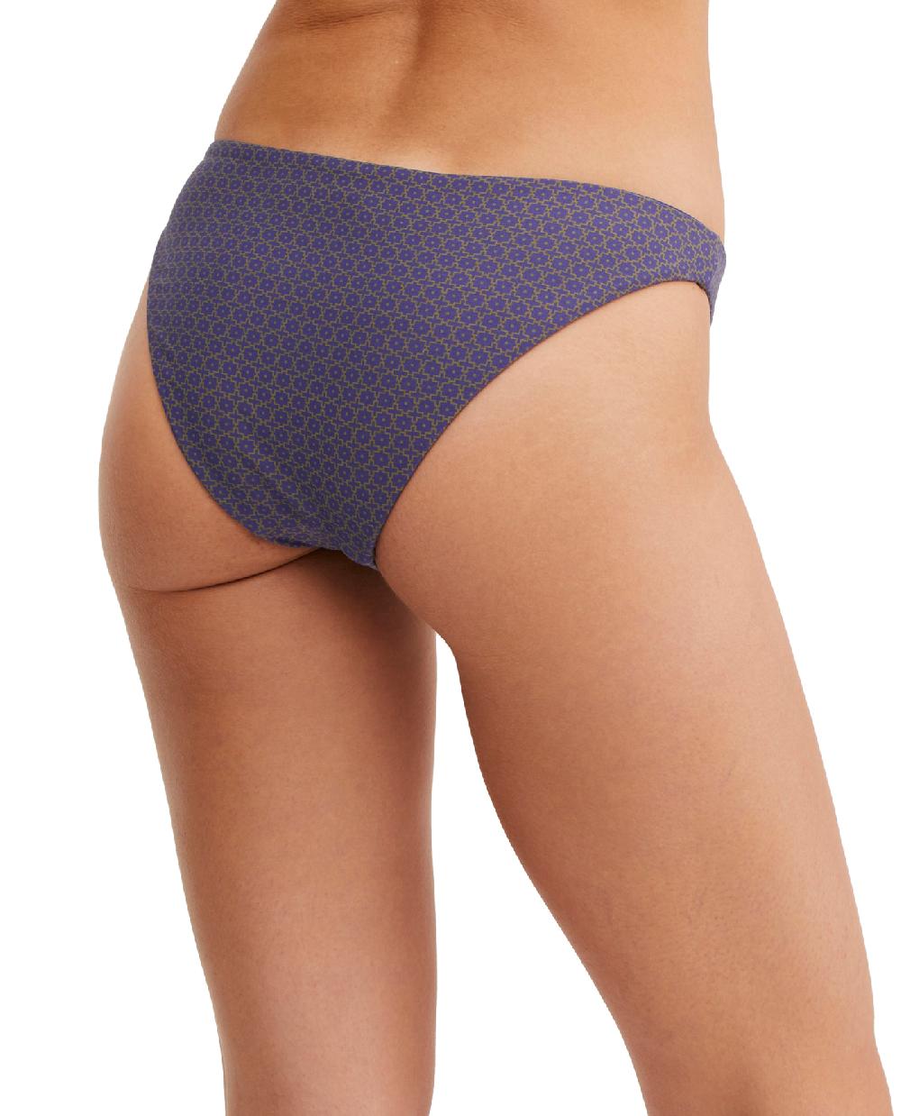 Gottex Endless Summer Lily Reversible Medium Rise Pant/olive Navy